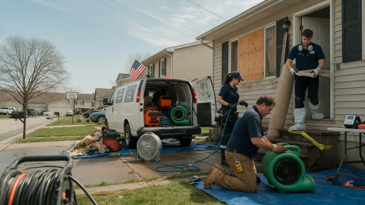 Water Damage Restoration in Pretty Prairie, KS near me